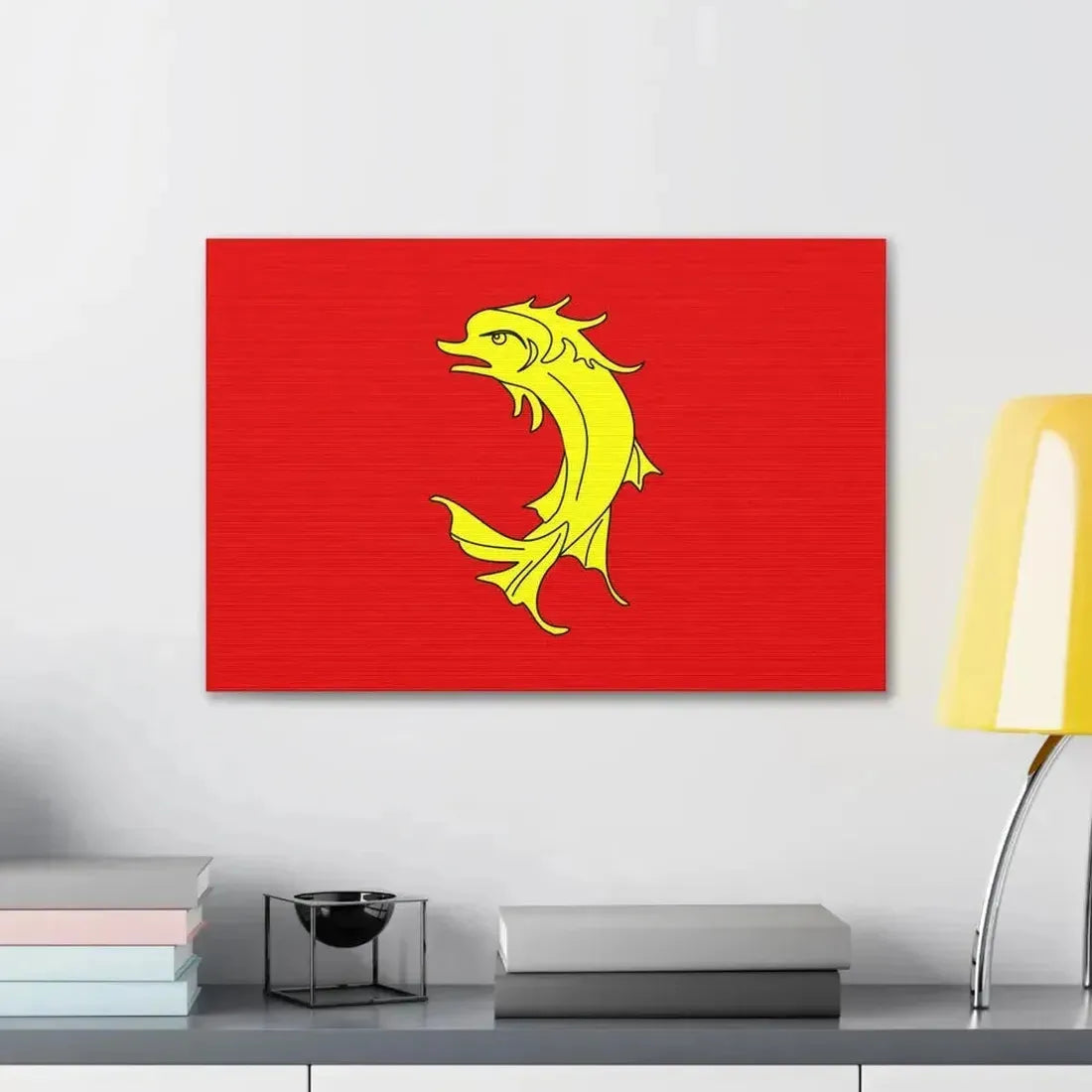 Flag of Loire France 2 - Canvas Wall Art - The Sticker Space