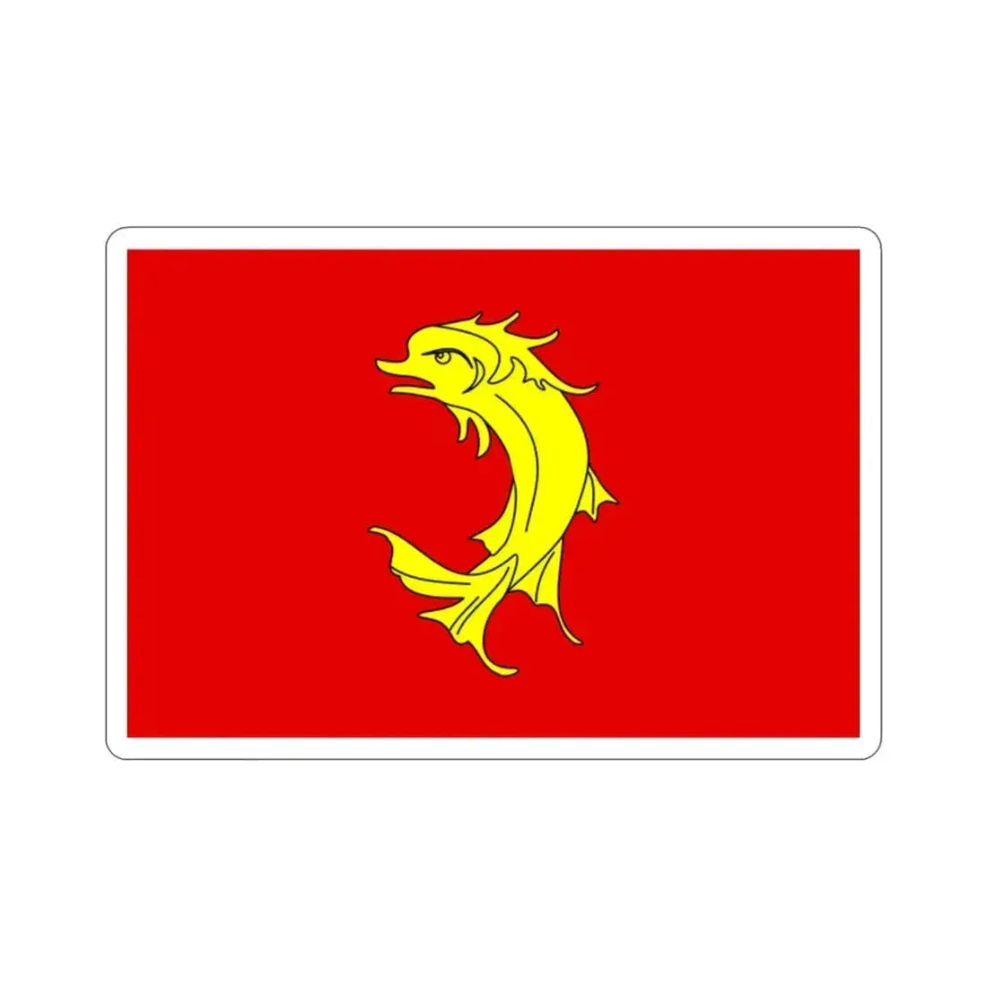 Flag of Loire France 2 STICKER Vinyl Die-Cut Decal 2 Inch - The Sticker Space