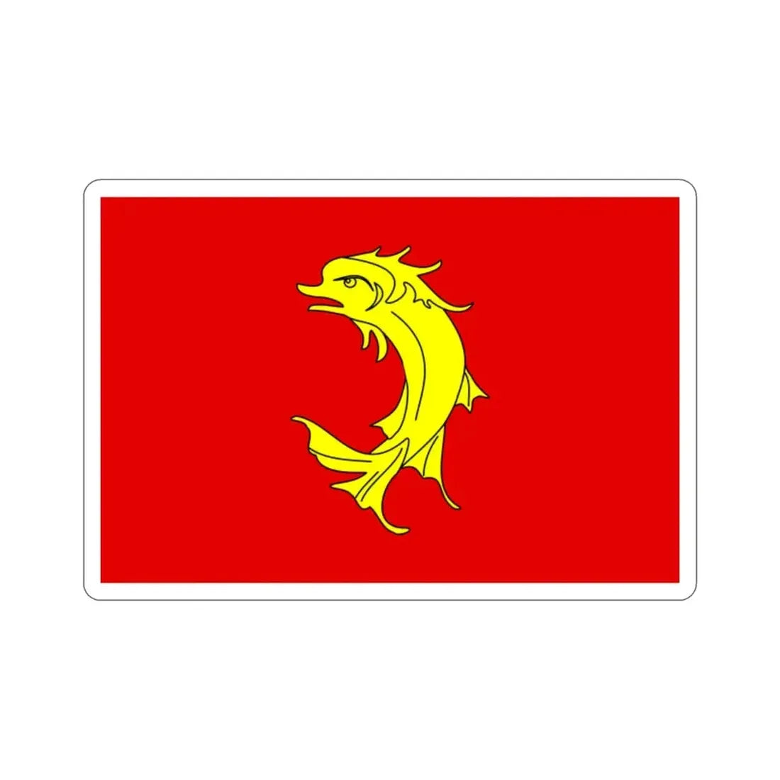 Flag of Loire France 2 STICKER Vinyl Die-Cut Decal - The Sticker Space