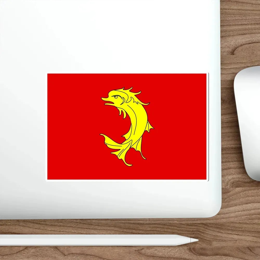 Flag of Loire France 2 STICKER Vinyl Die-Cut Decal - The Sticker Space