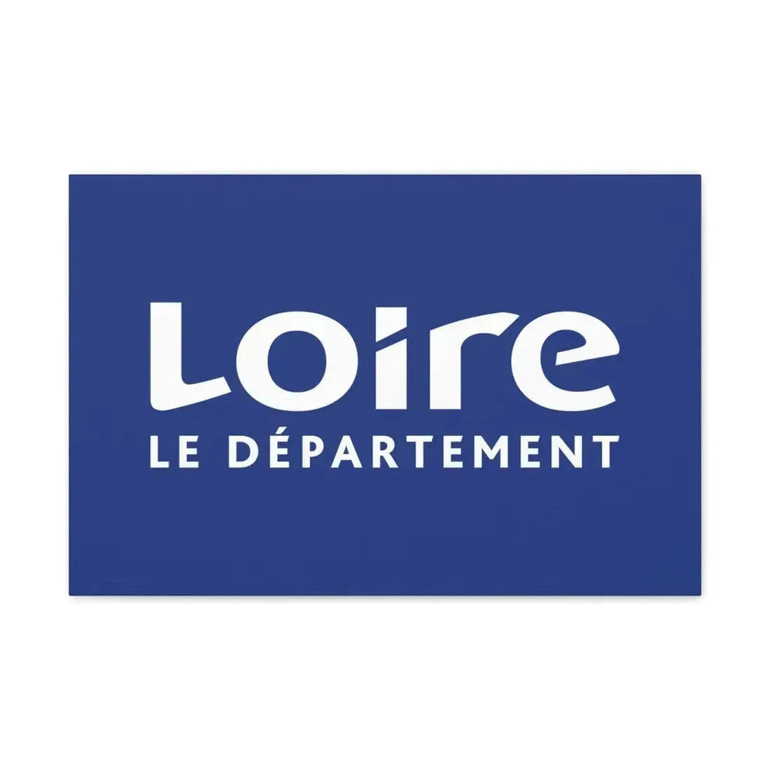 Flag of Loire France - Canvas Wall Art 24″ x 16″ 1.25" - The Sticker Space