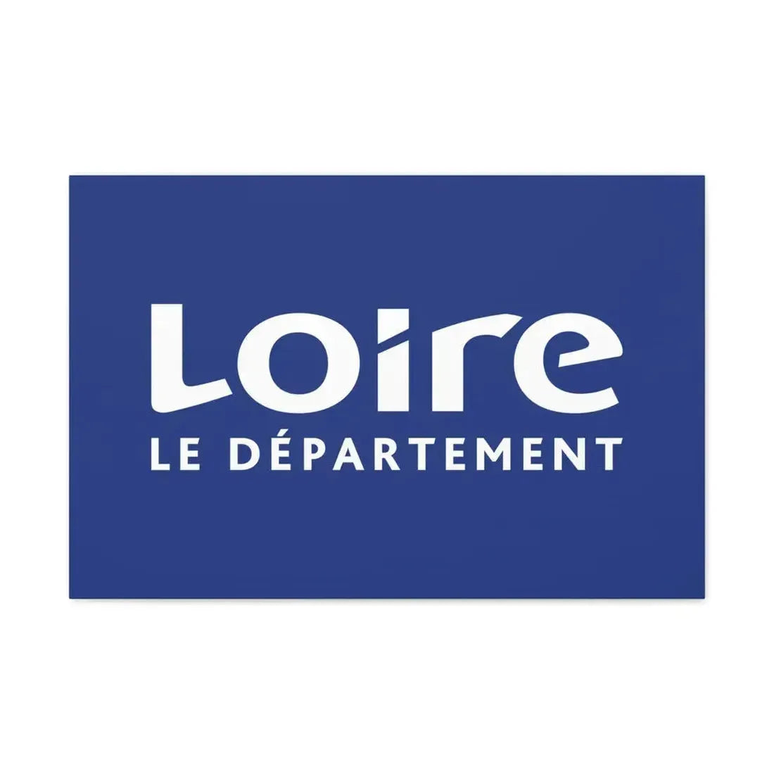 Flag of Loire France - Canvas Wall Art 30" x 20" 1.25" - The Sticker Space