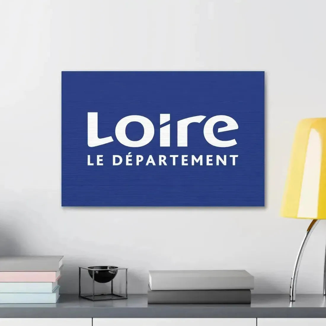 Flag of Loire France - Canvas Wall Art - The Sticker Space