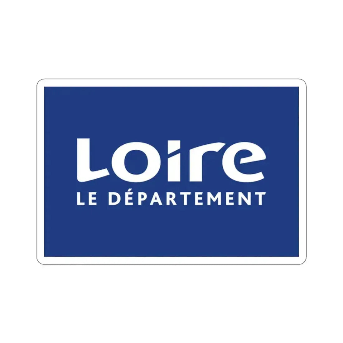 Flag of Loire France STICKER Vinyl Die-Cut Decal 2 Inch - The Sticker Space