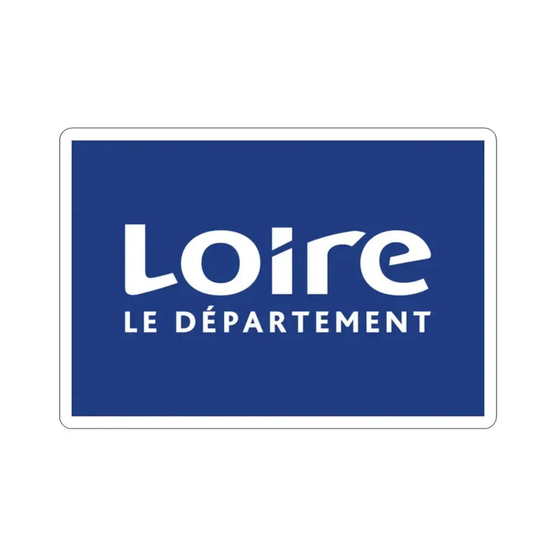 Flag of Loire France STICKER Vinyl Die-Cut Decal 2 Inch - The Sticker Space