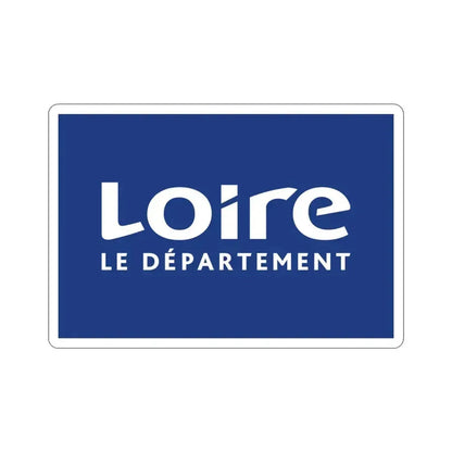 Flag of Loire France STICKER Vinyl Die-Cut Decal 3 Inch - The Sticker Space