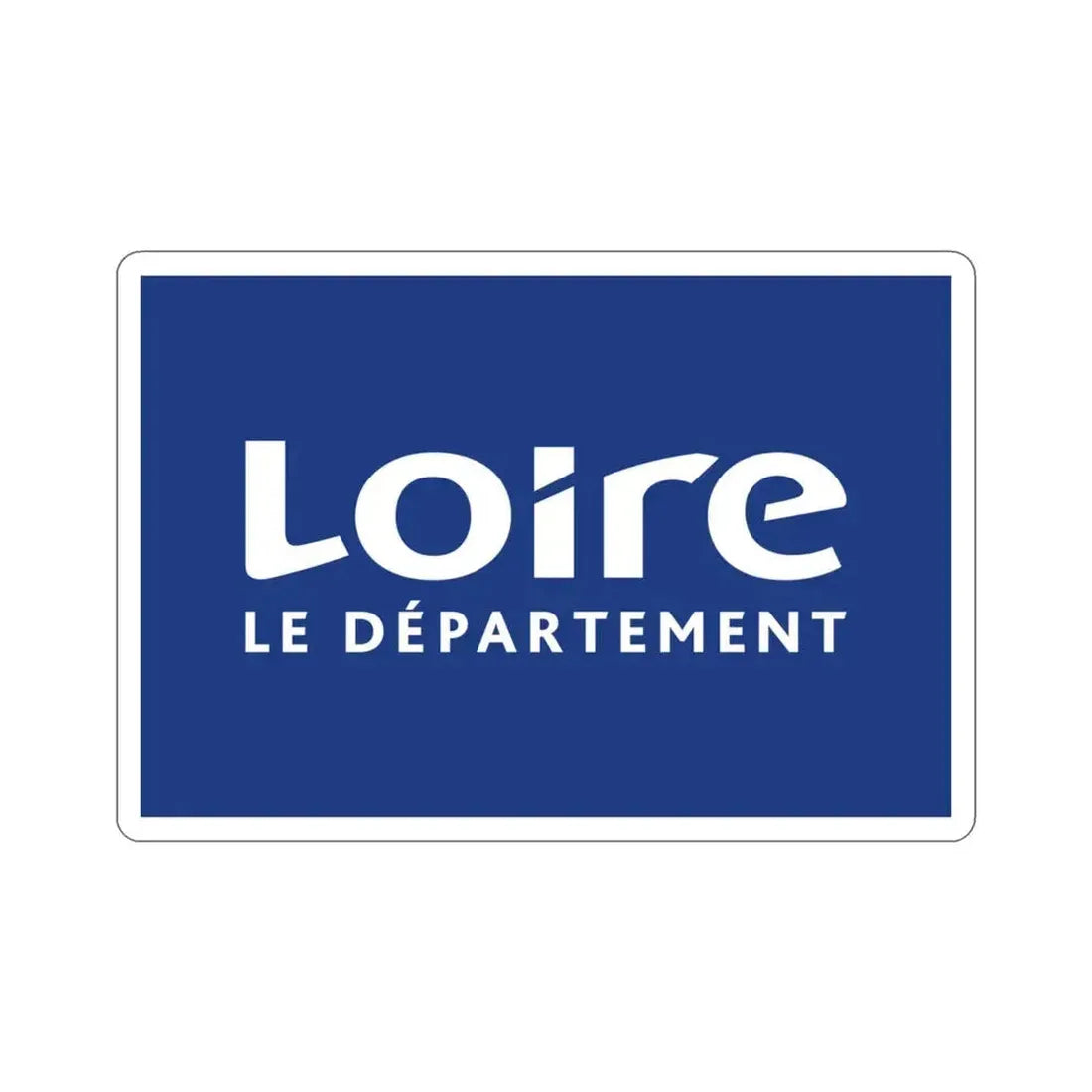 Flag of Loire France STICKER Vinyl Die-Cut Decal 3 Inch - The Sticker Space