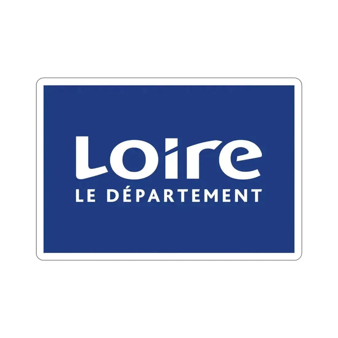 Flag of Loire France STICKER Vinyl Die-Cut Decal 4 Inch - The Sticker Space