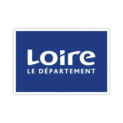Flag of Loire France STICKER Vinyl Die-Cut Decal 4 Inch - The Sticker Space