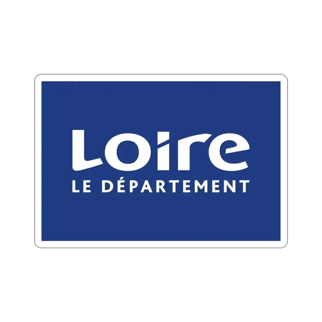 Flag of Loire France STICKER Vinyl Die-Cut Decal 4 Inch - The Sticker Space