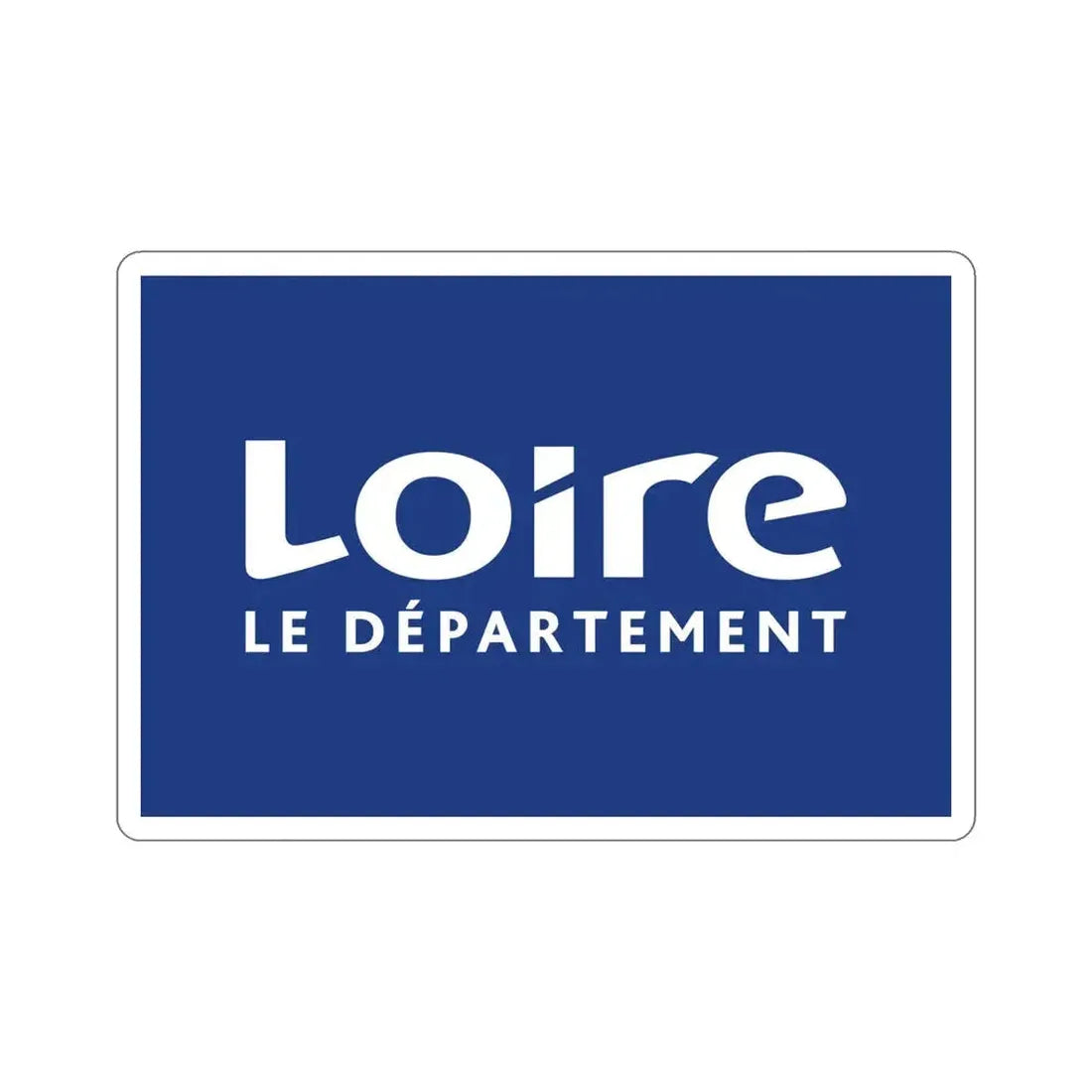 Flag of Loire France STICKER Vinyl Die-Cut Decal 6 Inch - The Sticker Space