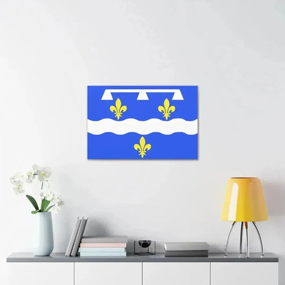Flag of Loiret France 2 - Canvas Wall Art - The Sticker Space