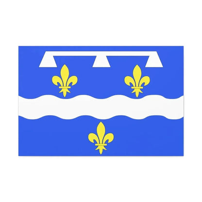 Flag of Loiret France 2 - Canvas Wall Art - The Sticker Space
