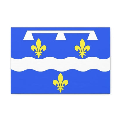 Flag of Loiret France 2 - Canvas Wall Art - The Sticker Space