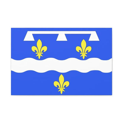 Flag of Loiret France 2 - Canvas Wall Art - The Sticker Space
