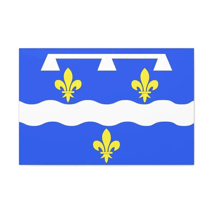 Flag of Loiret France 2 - Canvas Wall Art - The Sticker Space