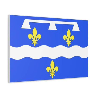Flag of Loiret France 2 - Canvas Wall Art - The Sticker Space