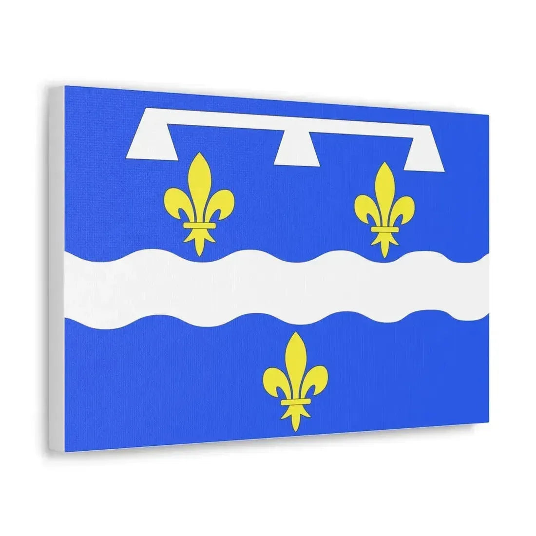 Flag of Loiret France 2 - Canvas Wall Art - The Sticker Space