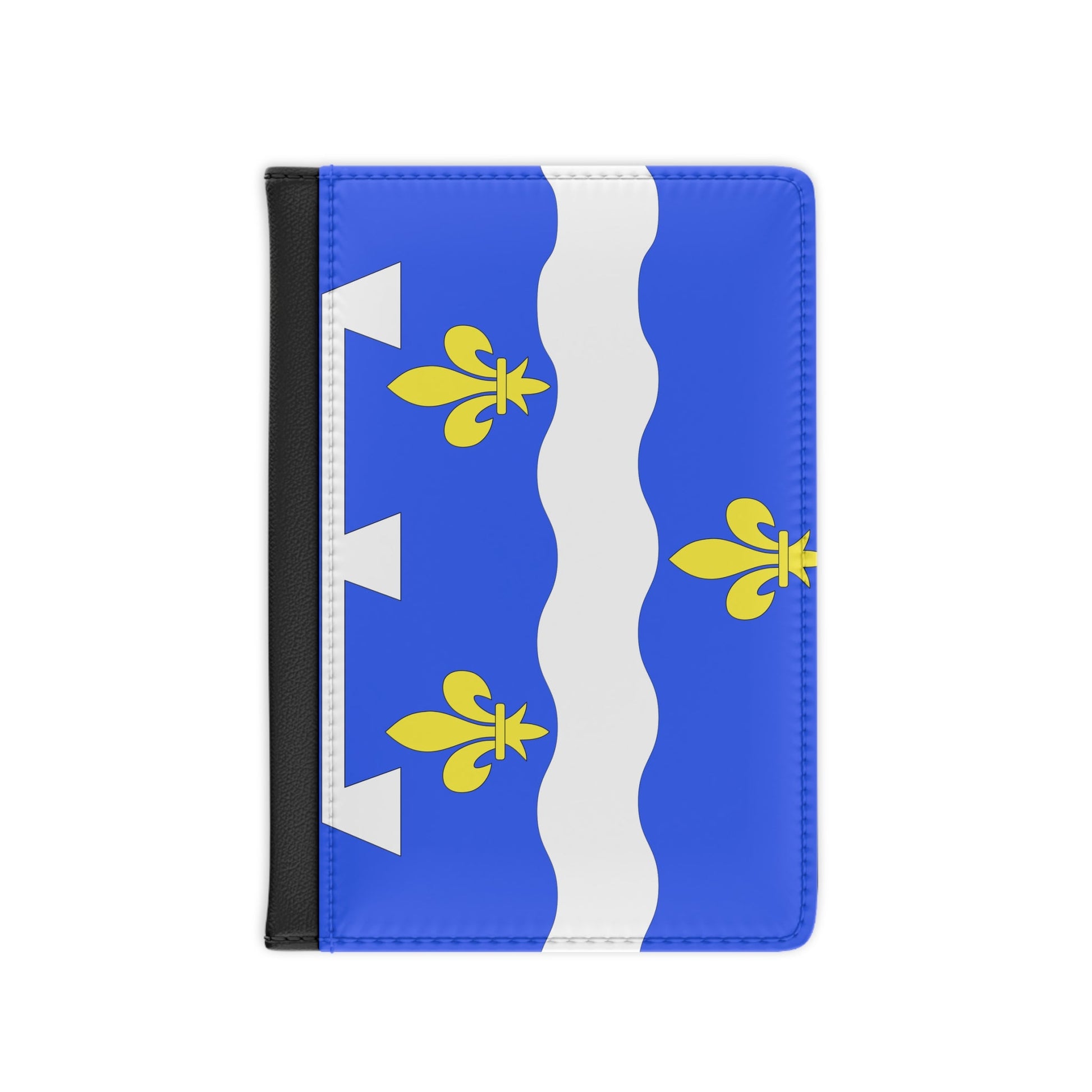 Flag of Loiret France 2 - Passport Holder-3.9" x 5.8"-The Sticker Space