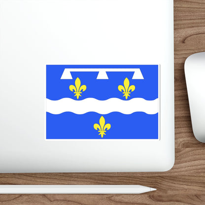 Flag of Loiret France 2 STICKER Vinyl Die-Cut Decal-The Sticker Space