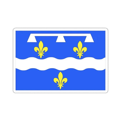 Flag of Loiret France 2 STICKER Vinyl Die-Cut Decal 2 Inch - The Sticker Space