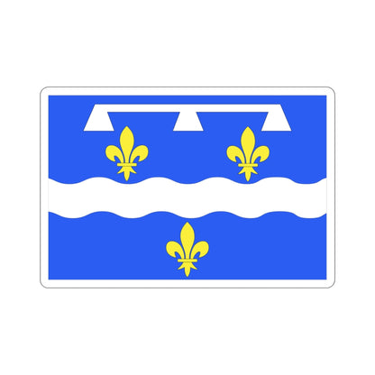 Flag of Loiret France 2 STICKER Vinyl Die-Cut Decal-3 Inch-The Sticker Space