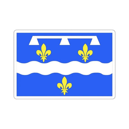 Flag of Loiret France 2 STICKER Vinyl Die-Cut Decal 3 Inch - The Sticker Space