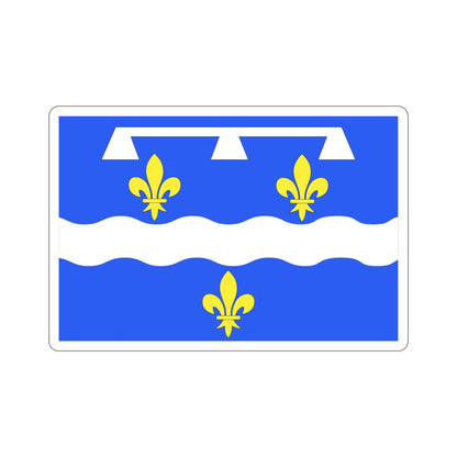 Flag of Loiret France 2 STICKER Vinyl Die-Cut Decal-4 Inch-The Sticker Space