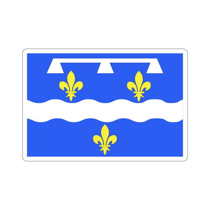 Flag of Loiret France 2 STICKER Vinyl Die-Cut Decal-6 Inch-The Sticker Space