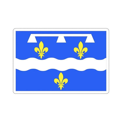 Flag of Loiret France 2 STICKER Vinyl Die-Cut Decal 6 Inch - The Sticker Space