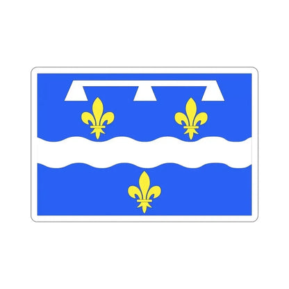 Flag of Loiret France 2 STICKER Vinyl Die-Cut Decal - The Sticker Space