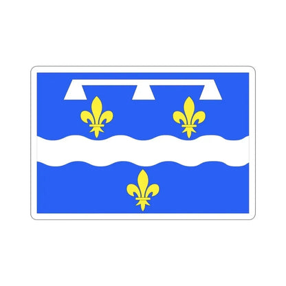 Flag of Loiret France 2 STICKER Vinyl Die-Cut Decal - The Sticker Space