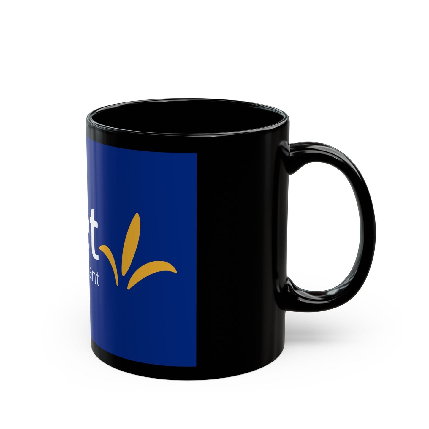 Flag of Loiret France - Black Coffee Mug-The Sticker Space