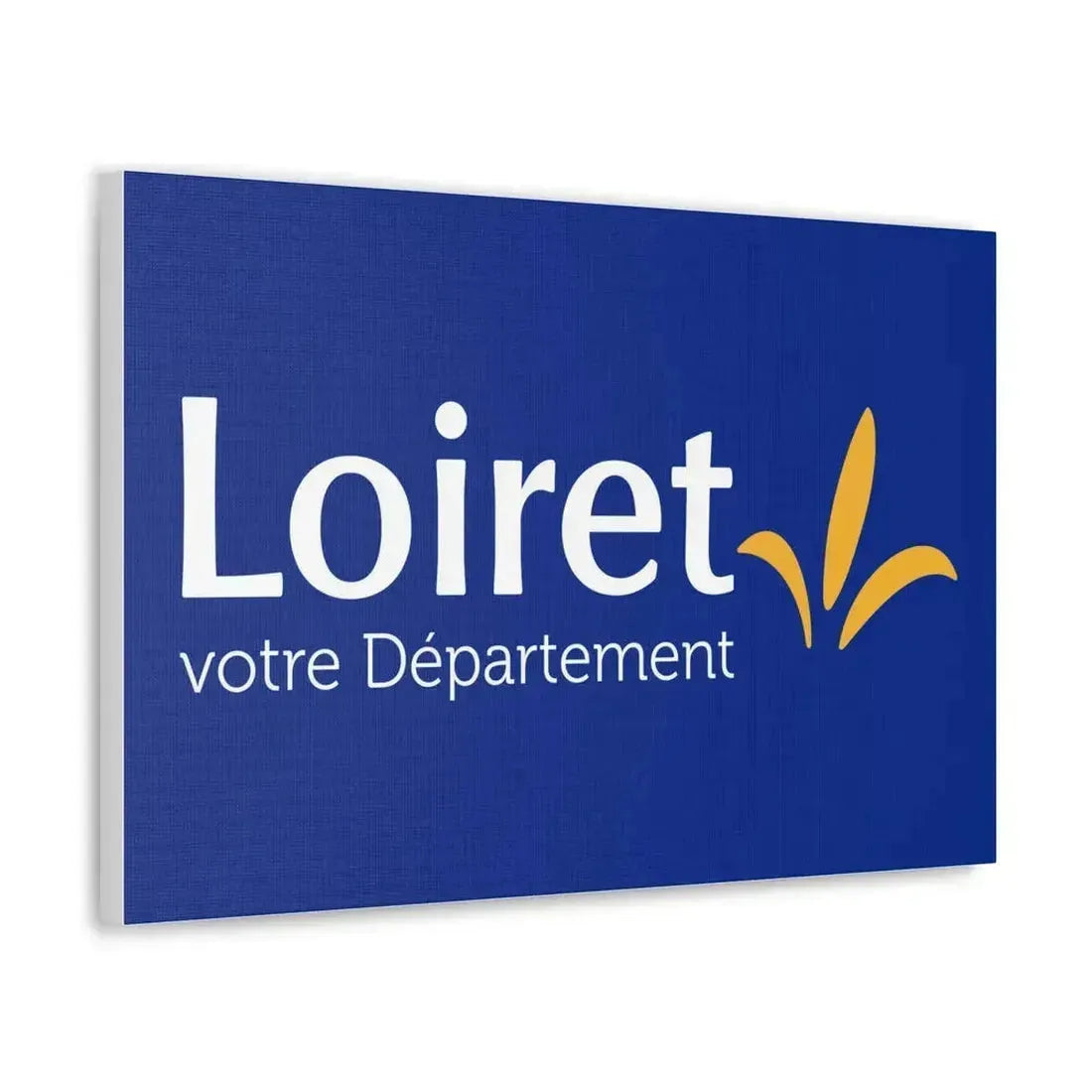 Flag of Loiret France - Canvas Wall Art - The Sticker Space