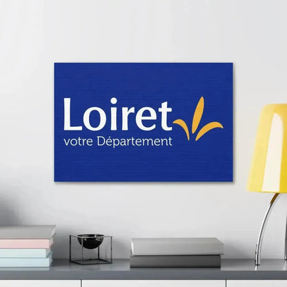 Flag of Loiret France - Canvas Wall Art - The Sticker Space