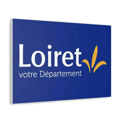 Flag of Loiret France - Canvas Wall Art - The Sticker Space
