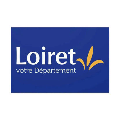 Flag of Loiret France - Canvas Wall Art - The Sticker Space