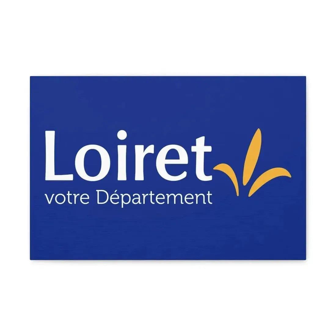 Flag of Loiret France - Canvas Wall Art - The Sticker Space