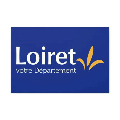 Flag of Loiret France - Canvas Wall Art - The Sticker Space