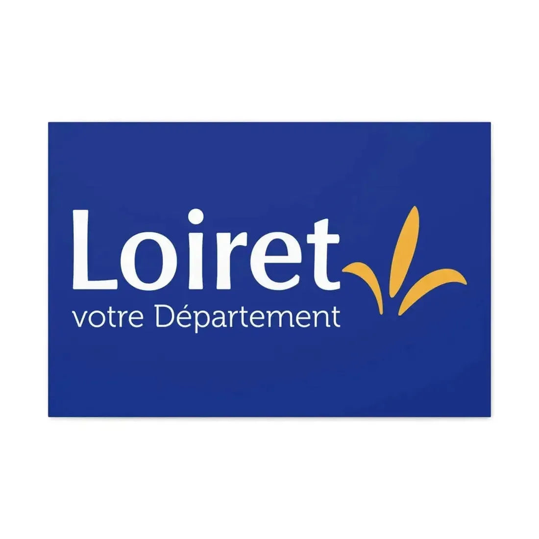 Flag of Loiret France - Canvas Wall Art - The Sticker Space