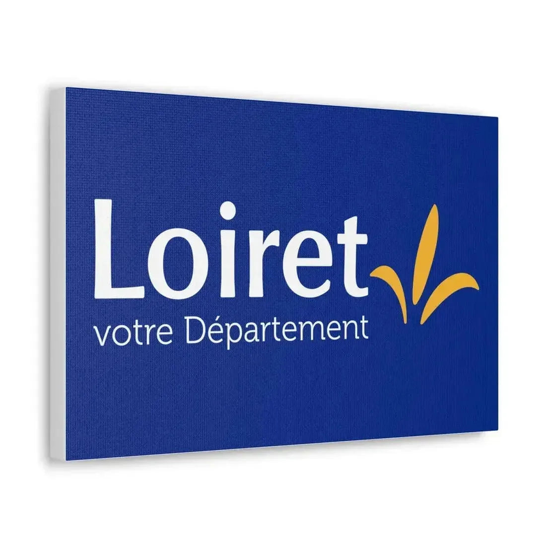 Flag of Loiret France - Canvas Wall Art - The Sticker Space