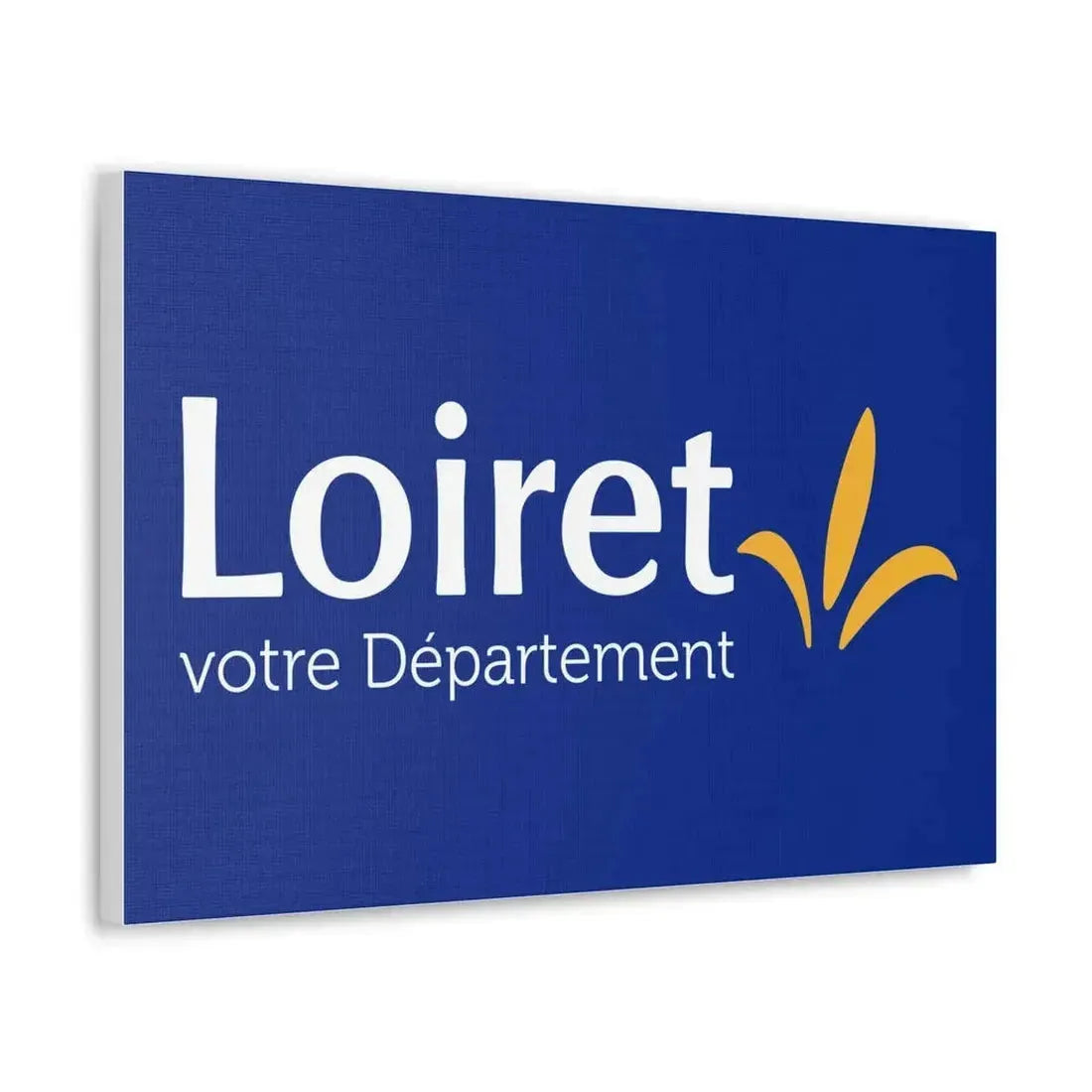Flag of Loiret France - Canvas Wall Art - The Sticker Space