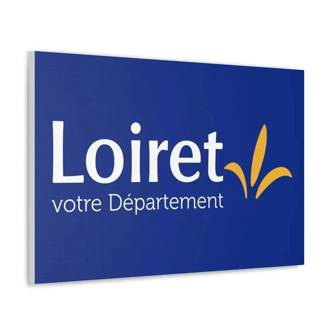Flag of Loiret France - Canvas Wall Art - The Sticker Space