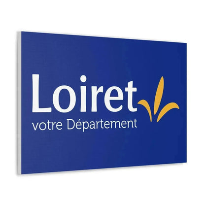 Flag of Loiret France - Canvas Wall Art - The Sticker Space