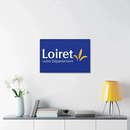 Flag of Loiret France - Canvas Wall Art - The Sticker Space