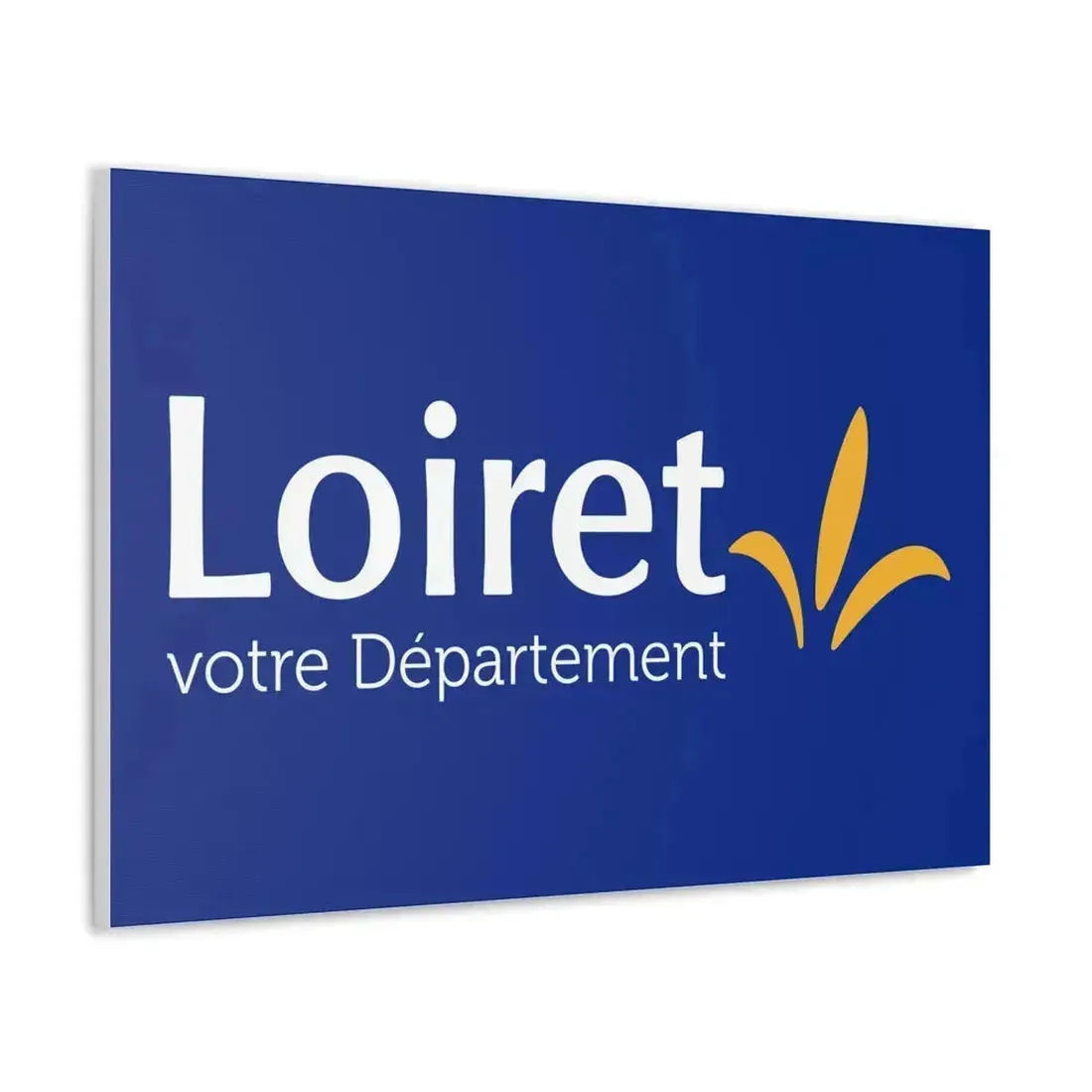 Flag of Loiret France - Canvas Wall Art - The Sticker Space