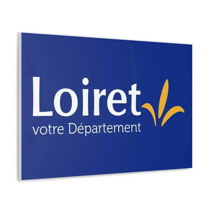 Flag of Loiret France - Canvas Wall Art - The Sticker Space