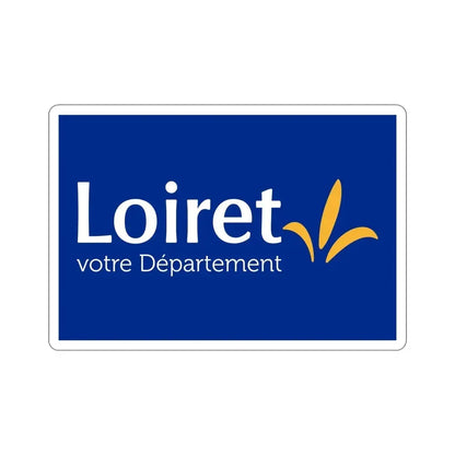 Flag of Loiret France STICKER Vinyl Die-Cut Decal 5 Inch - The Sticker Space