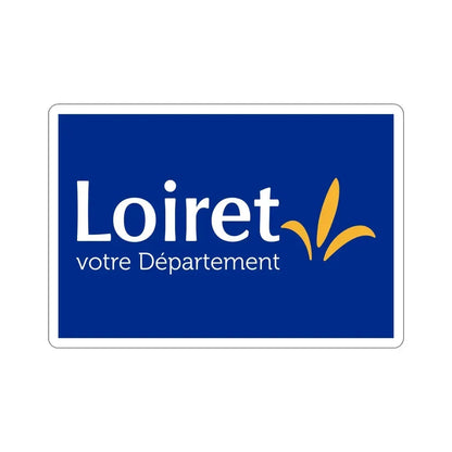 Flag of Loiret France STICKER Vinyl Die-Cut Decal 6 Inch - The Sticker Space