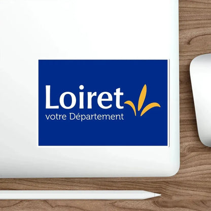 Flag of Loiret France STICKER Vinyl Die-Cut Decal - The Sticker Space